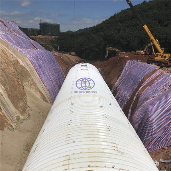 corrrugated steel culvert with AASHTO M36 standard